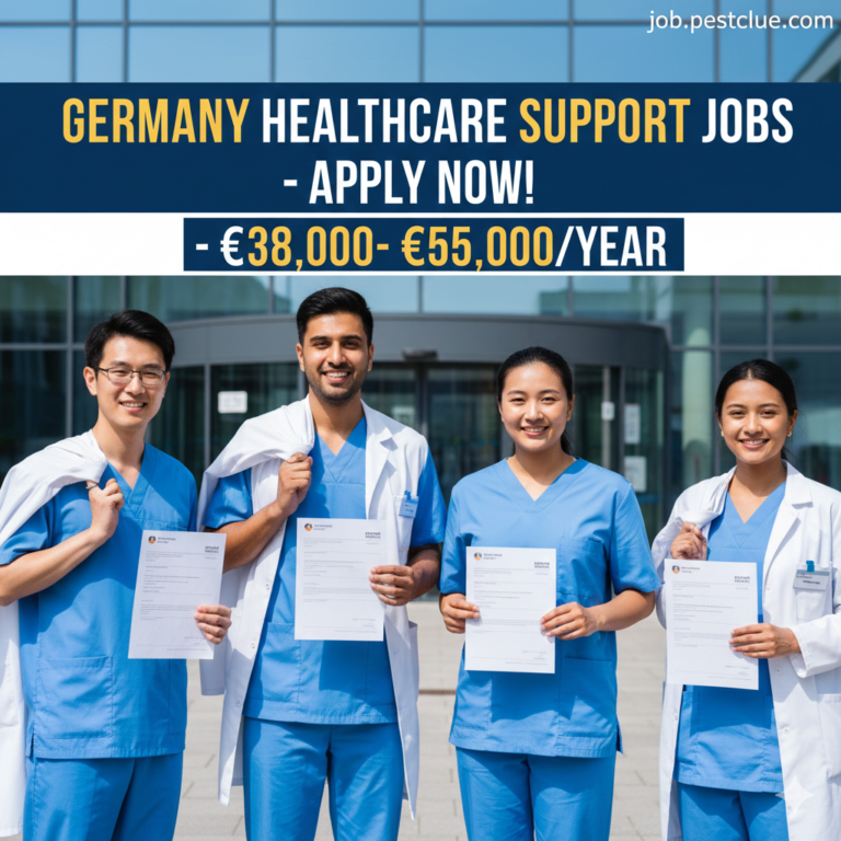 Apply for Germany Healthcare Support Jobs Paying €38,000 to €55,000
