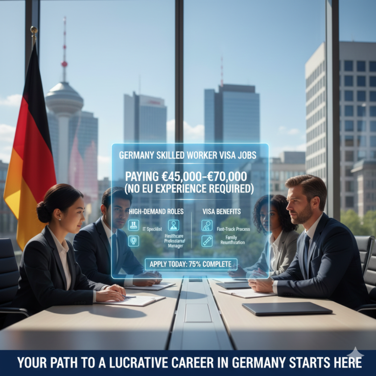 Apply for Germany Skilled Worker Visa Jobs Paying €45,000–€70,000 (No EU Experience Required)