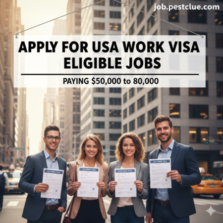 Apply for United States Work Visa Eligible Jobs Paying $50,000 to $80,000