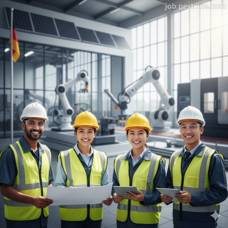 Germany Work Visa Jobs Hiring Foreign Workers in Engineering and Technical Trades Paying €40,000–€50,000