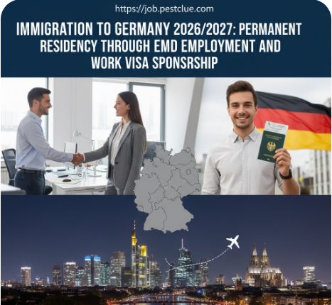 Immigration to Germany 20262027 Permanent Residency Through Employment and Work Visa Sponsorship